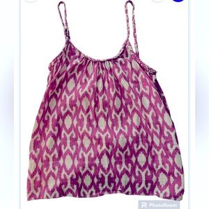 Gap top with braided spaghetti straps